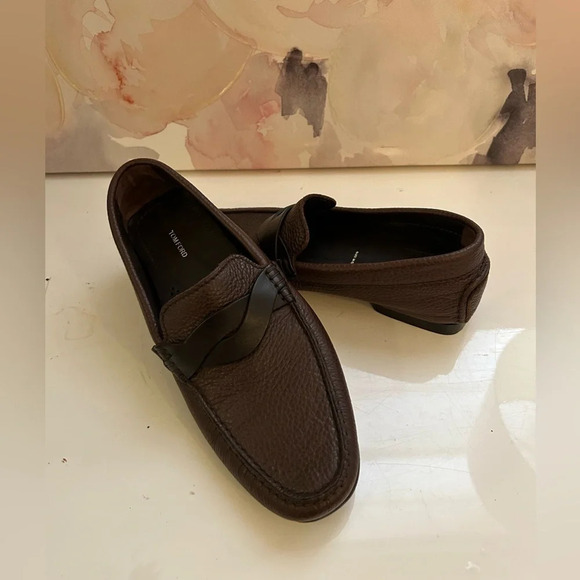 ! TOM FORD men's  Loafers size 8 Authentic - Picture 2 of 7